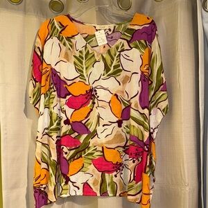 ODDY Multicolor Floral Blouse